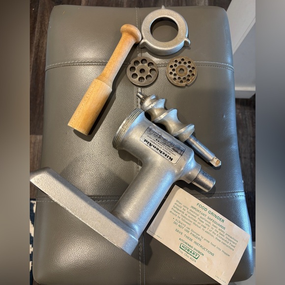 Vintage KitchenAid Food/Meat Grinder Attachments Hobart - Picture 2 of 9